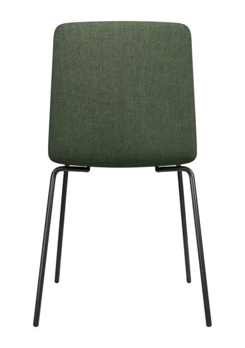 ARCA MEET BLACK, židle konferenční, látka zelená